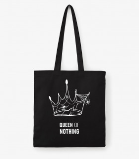 QUEEN ON NOTHING TOTE BAG