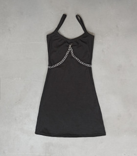 DRESS WITH CHAINS
